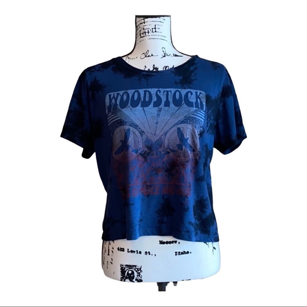 Woodstock Retro Crop T-shirt 